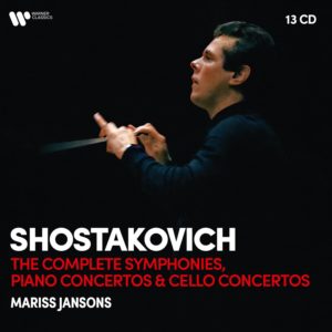 SHOSTAKOVICH Complete Symphonies + Piano & Cello Concertos / Mariss Jansons 13 CDs
