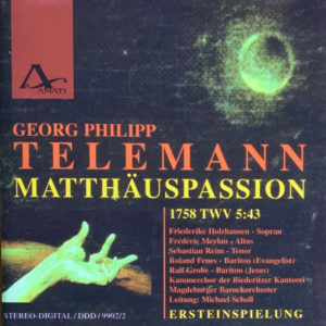 TELEMANN St Matthew Passion 2cd